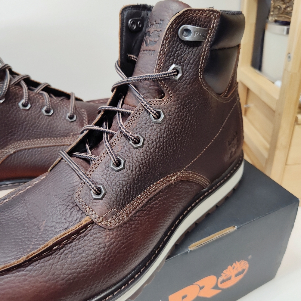 Timberland PRO 6" IRVINE Wedge ALLOY Toe Work Boot MEN'S Size 10.5 TB1A44UP214 - Picture 5 of 12